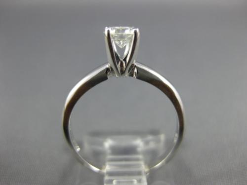 .42CT DIAMOND 14KT WHITE GOLD 4.5MM ROUND SOLITAIRE ENGAGEMENT RING F VVS#26578