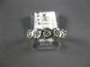 ESTATE .25CT DIAMOND 14KT WHITE & YELLOW GOLD S SHAPE ANNIVERSARY RING #11875