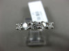 ESTATE 1.25CT DIAMOND 14KT WHITE GOLD FIVE STONE LUCIDA WEDDING ANNIVERSARY RING