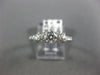 ANTIQUE .68CT DIAMOND 14KT WHITE GOLD 3D WOVEN SOLITAIRE ENGAGEMENT RING #21016
