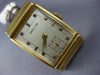 ANTIQUE LARGE HAMILTON 18KT YELLOW GOLD 3D RECTANGULAR LIZARD GRAIN WATCH #2079