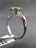 ANTIQUE .65CT OLD MINE DIAMOND 14K WHITE GOLD 3D FILIGREE ENGAGEMENT RING #23431