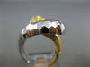 ESTATE EXTRA LARGE 2.48CT FANCY YELLOW DIAMOND 18K 2 TONE GOLD 3D LOVE KNOT RING