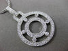 ESTATE LARGE 2.74CT DIAMOND 18KT WHITE GOLD 3D ETOILE BY THE YARD NECKLACE