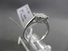 ESTATE .34CT DIAMOND 18KT WHITE GOLD CLUSTER PROMISE FRIENDSHIP ENGAGEMENT RING