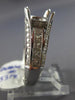 ESTATE LARGE 1.69CT DIAMOND 14K WHITE GOLD FOUR PRONG SEMI MOUNT ENGAGEMENT RING