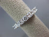 ESTATE 1.40CT DIAMOND 14K WHITE GOLD 7 STONE SHARE PRONG ANNIVERSARY RING #18618