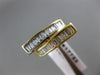ESTATE .78CT BAGUETTE DIAMOND 14K TWO TONE GOLD CLASSIC DOUBLE SIDED RING #17723
