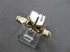 ESTATE .70CT DIAMOND 14KT 2 TONE GOLD BAGUETTE SEMI MOUNT ENGAGEMENT RING #22409