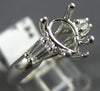 ESTATE .35CT DIAMOND 18KT WHITE GOLD 3D LUCIDA SEMI MOUNT ENGAGEMENT RING #18134