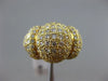 ESTATE LARGE 1.85CT DIAMOND 14K YELLOW GOLD 3D MILGRAIN WEDDING ANNIVERSARY RING