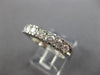 ANTIQUE WIDE .90CT DIAMOND 14KT WHITE GOLD 3D 7 STONE ANNIVERSARY RING #16369