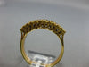 ESTATE .64CT DIAMOND 18K TRI COLOR GOLD OPEN FILIGREE STACKABLE ANNIVERSARY RING