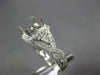 ESTATE LARGE .71CT DIAMOND 14KT WHITE GOLD INFINITY SEMI MOUNT ENGAGEMENT RING