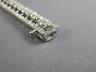 ESTATE WIDE 1.62CT DIAMOND 14KT WHITE GOLD CLASSIC 3 ROW ETOILE TENNIS BRACELET
