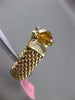 ESTATE 2.58CT DIAMOND CITRINE 14KT YELLOW GOLD HANDCRAFTED FLEXIBLE PANTHER RING