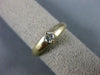 ESTATE .20CT DIAMOND 14K YELLOW GOLD 3D SOLITAIRE PROMISE ENGAGEMENT RING #19059