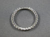 ESTATE .75CT ROUND DIAMOND 18K WHITE GOLD 3D ETERNITY WEDDING ANNIVERSARY RING