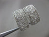 ESTATE LARGE .40CT DIAMOND 18KT WHITE GOLD FILIGREE CLIP ON EARRINGS  #20318