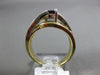 ESTATE 2.0CT DIAMOND & AAA SAPPHIRE 14KT WHITE & YELLOW GOLD 3D ENGAGEMENT RING