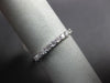 ESTATE .29CT DIAMOND 14KT WHITE GOLD 3D NINE STONE SHARE PRONG ANNIVERSARY RING