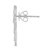 ESTATE 0.27CT DIAMOND 14K WHITE GOLD CLASSIC TRIPLE X BUTTERFLY HANGING EARRINGS