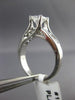 ESTATE 1.78CT PRINCESS DIAMOND PLATINUM 3D LUCIDA ENGAGEMENT RING #19559