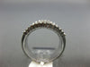 ESTATE LARGE 3.55CT DIAMOND & AAA PINK SAPPHIRE 14KT WHITE GOLD MULTI ROW RING