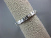 ESTATE 1.22CT DIAMOND 14K WHITE GOLD 3D ETERNITY WEDDING ANNIVERSARY RING #18621