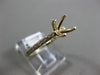 ESTATE .20CT DIAMOND 14KT YELLOW GOLD CLASSIC 4 PRONG SEMI MOUNT ENGAGEMENT RING
