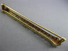 ANTIQUE .03CT OLD MINE DIAMOND 14K TWO TONE GOLD OPEN FILIGREE FLOWER PIN BROOCH