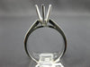 .36CT DIAMOND 14KT WHITE GOLD 3D ROUND CHANNEL SEMI MOUNT ENGAGEMENT RING #15824