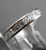 ESTATE 1.85CT BAGUETTE & ROUND DIAMOND 14KT WHITE GOLD CHANNEL ETERNITY RING 4mm