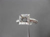 ESTATE .30CT DIAMOND 14KT WHITE GOLD SQUARE SEMI MOUNT ENGAGEMENT RING #15958
