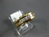 ESTATE .30CT DIAMOND 14KT YELLOW GOLD 3D CHANNEL 5 STONE ANNIVERSARY RING #4051