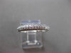 ESTATE 1.25CT DIAMOND 18KT WHITE GOLD 3 ROW PAVE WEDDING ANNIVERSARY RING #23366