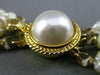 ESTATE LONG 14K YELLOW GOLD & SILVER PEARL MULTI GEM BY THE YARD NECKLACE #25366