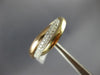 ESTATE .71CT DIAMOND 14KT TRI COLOR GOLD ETERNITY TRINITY ANNIVERSARY LOVE RING