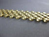 ESTATE WIDE & LONG 14KT YELLOW GOLD 3D HANDCRAFTED ITALIAN PANTHER BRACELET