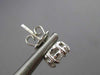 ESTATE LARGE 1.15CT DIAMOND 14KT WHITE GOLD FLOWER CLUSTER STUD EARRINGS #22438