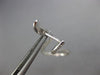 ESTATE .45CT DIAMOND 14KT WHITE GOLD 3D TEAR DROP INSIDE OUT HANGING EARRINGS