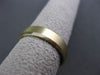 ESTATE 14KT YELLOW GOLD MATTE SHINY CLASSIC WEDDING ANNIVERSARY RING 5mm #23537