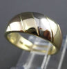 ESTATE 14KT TWO TONE GOLD CLASSIC SLANTED WEDDING ANNIVERSARY RING 7mm #23541