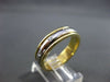 ESTATE .38CT DIAMOND 14KT TWO TONE GOLD ETOILE FLOATING ETERNITY RING 5mm #21324