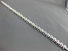 ESTATE WIDE 1.41CT DIAMOND 14KT WHITE GOLD ETOILE FILIGREE ROPE TENNIS BRACELET