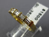 ESTATE .35CT DIAMOND 14K YELLOW GOLD FIVE STONE BAGUETTE ANNIVERSARY RING #4033