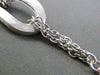 ESTATE WIDE .80CT DIAMOND 14KT WHITE GOLD 3D SHINY & MATTE LINK CHAIN BRACELET