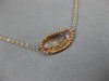 LONG 7.35CT DIAMOND & AAA MULTICOLOR SAPPHIRE 14K ROSE GOLD BY THE YARD NECKLACE