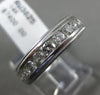 ESTATE 1.98CT DIAMOND 14KT WHITE GOLD ROUND MILGRAIN ETERNITY ANNIVERSARY RING