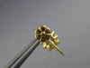 ESTATE 1.60CT DIAMOND & AAA SAPPHIRE 14K YELLOW GOLD FRENCH BACK EARRINGS #25277